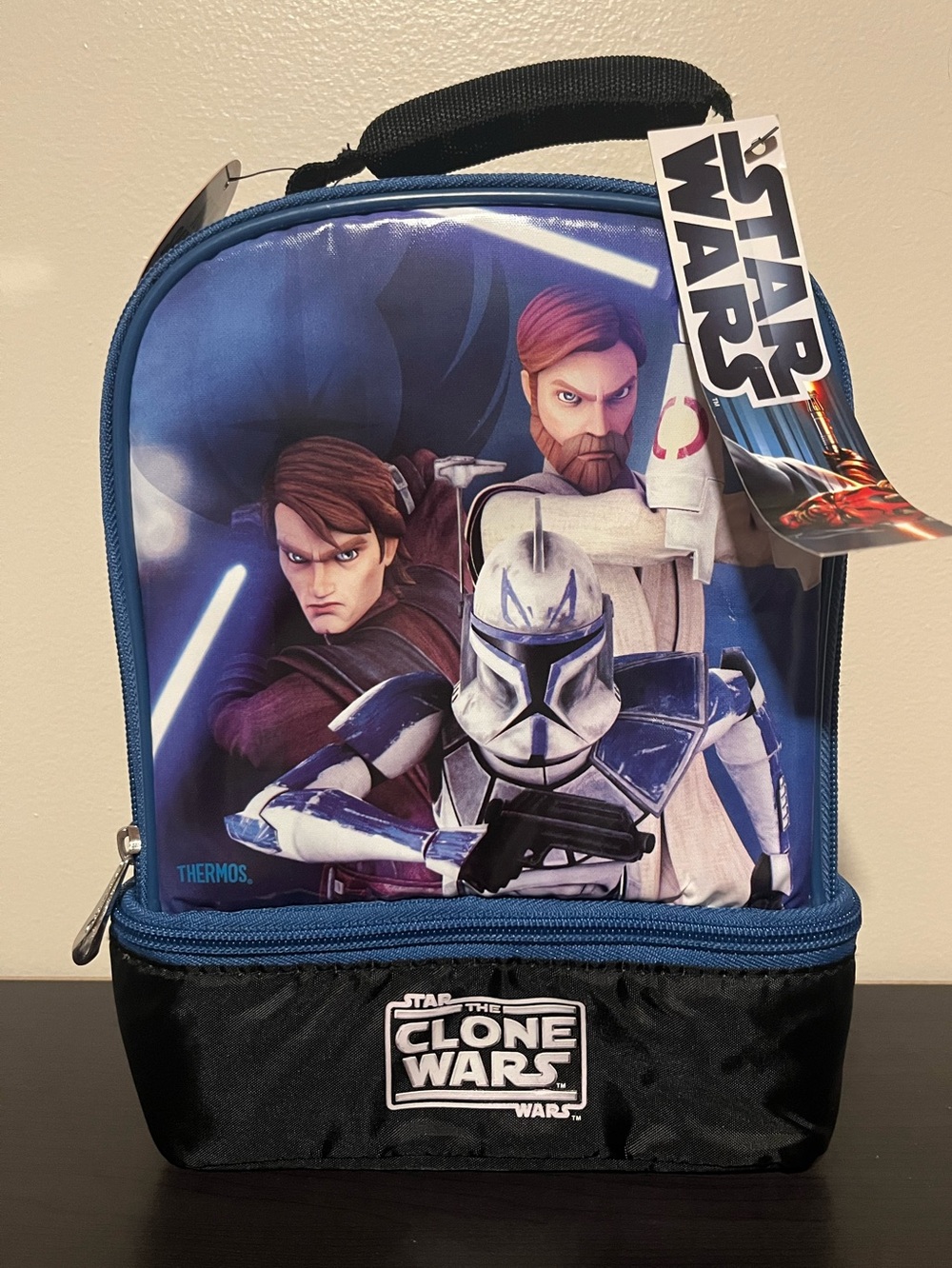 2013 Star Wars The Clone Wars Thermos Lunch bag NWT